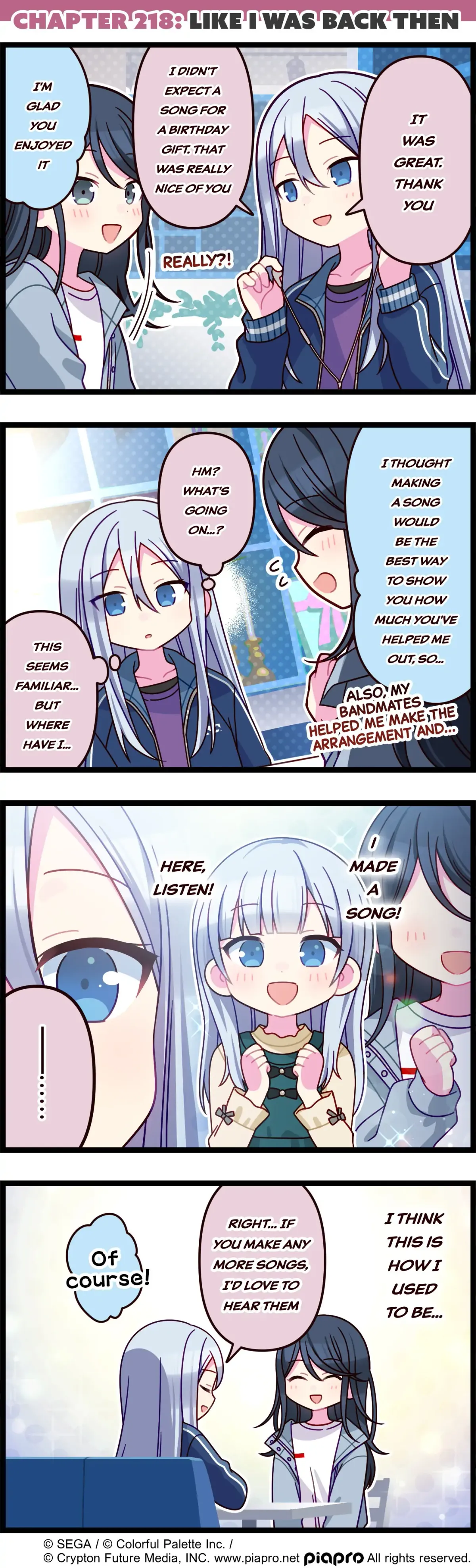 Sekai no 4koma Chapter 218 page 1 - 