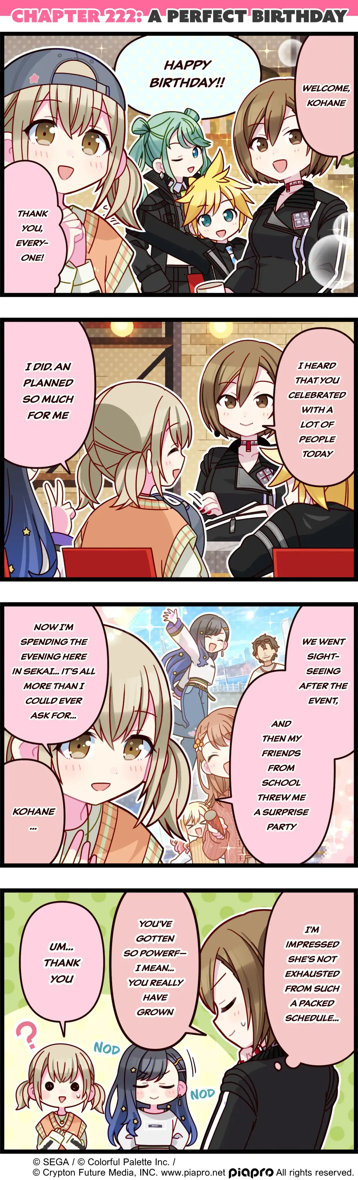 Sekai no 4koma Chapter 222 page 1 - 