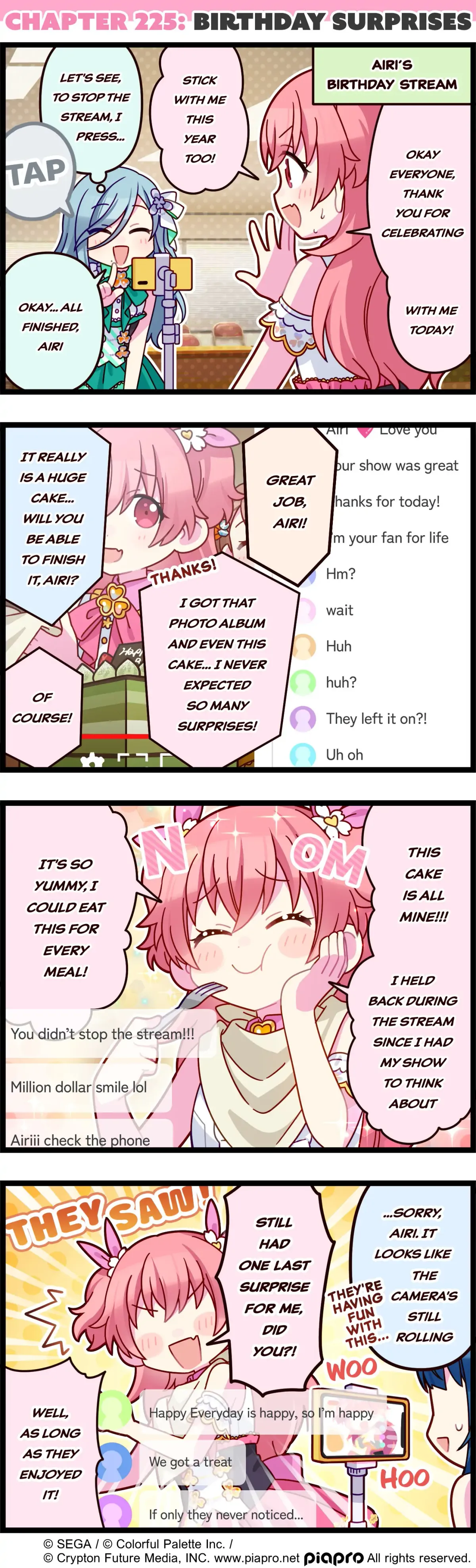 Sekai no 4koma Chapter 225 page 1 - 
