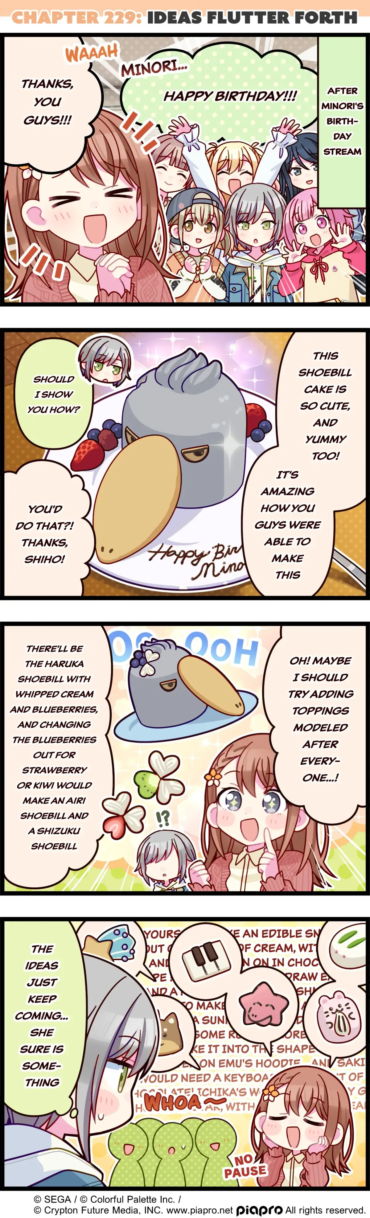 Sekai no 4koma Chapter 229 page 1 - 