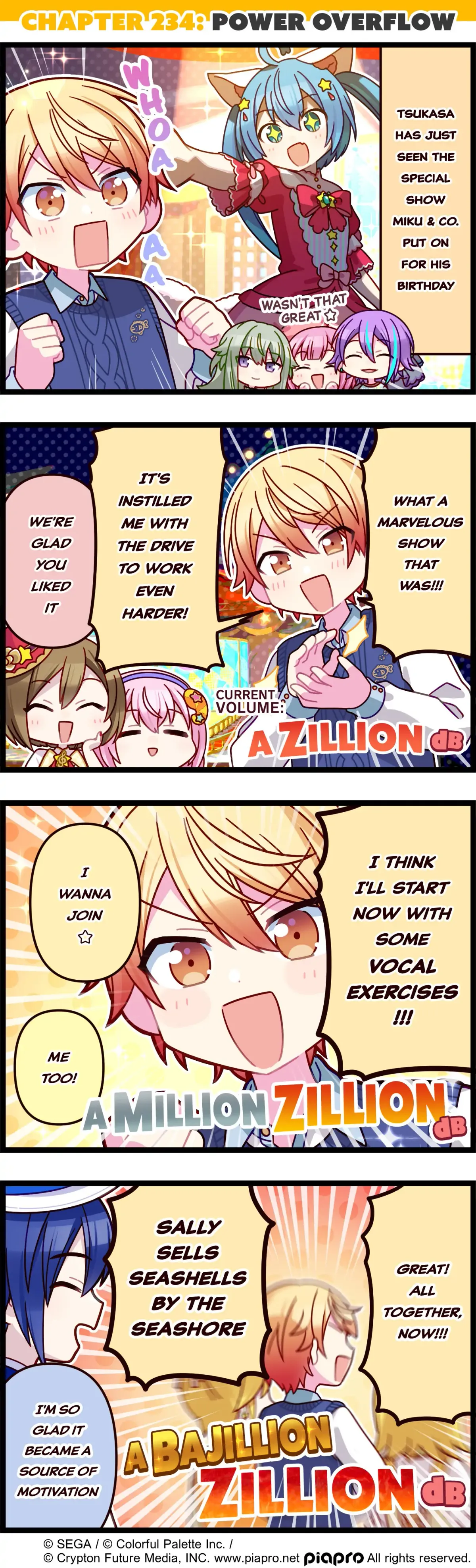 Sekai no 4koma Chapter 234 page 1 - 