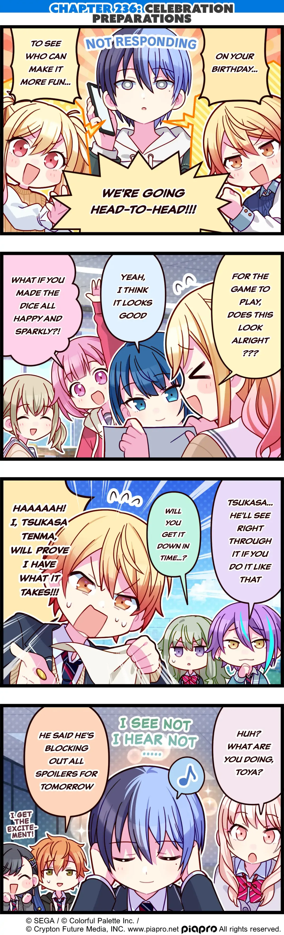 Sekai no 4koma Chapter 236 page 1 - 