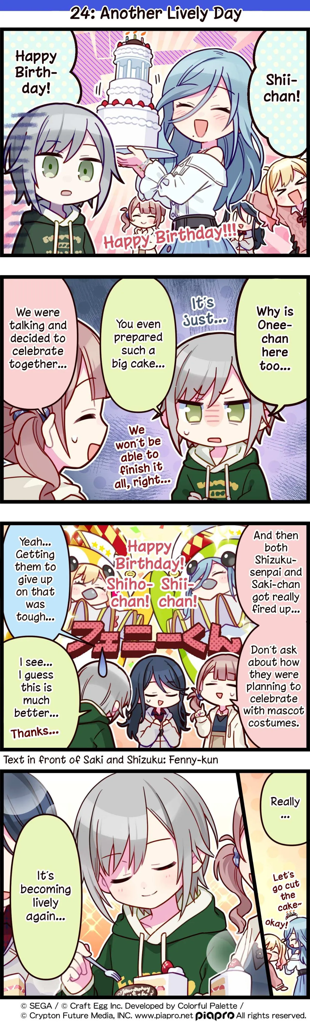 Sekai no 4koma Chapter 24 page 1 - 