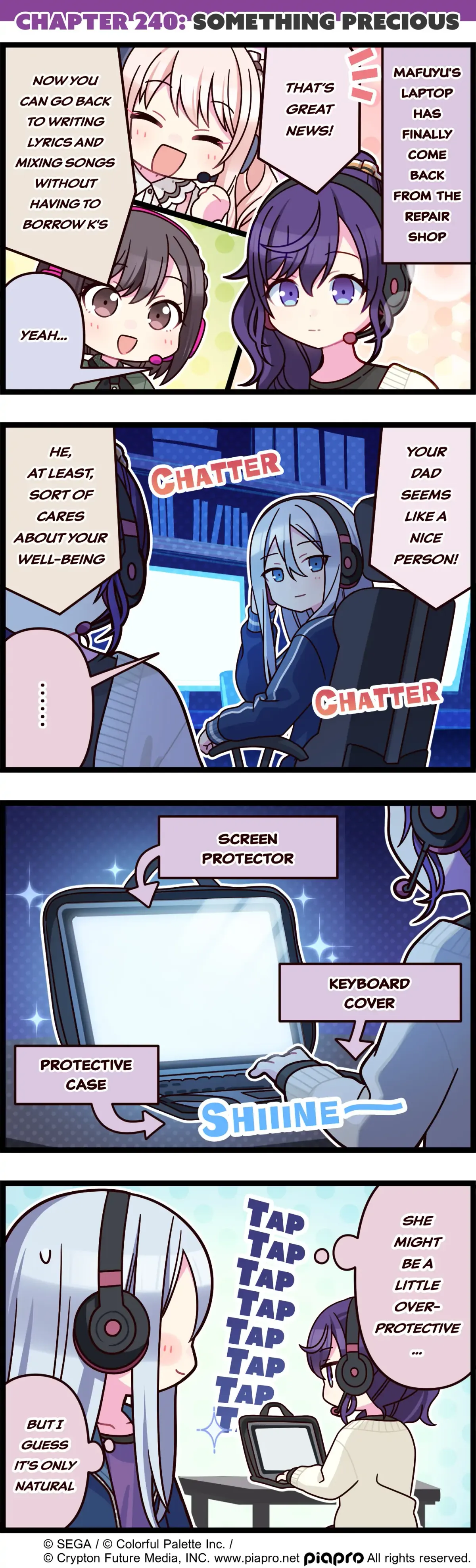 Sekai no 4koma Chapter 240 page 1 - 