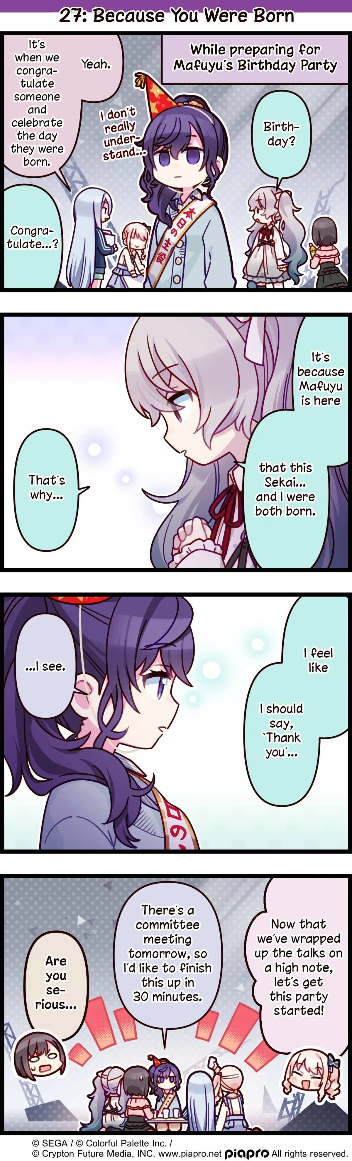 Sekai no 4koma Chapter 27 page 1 - 