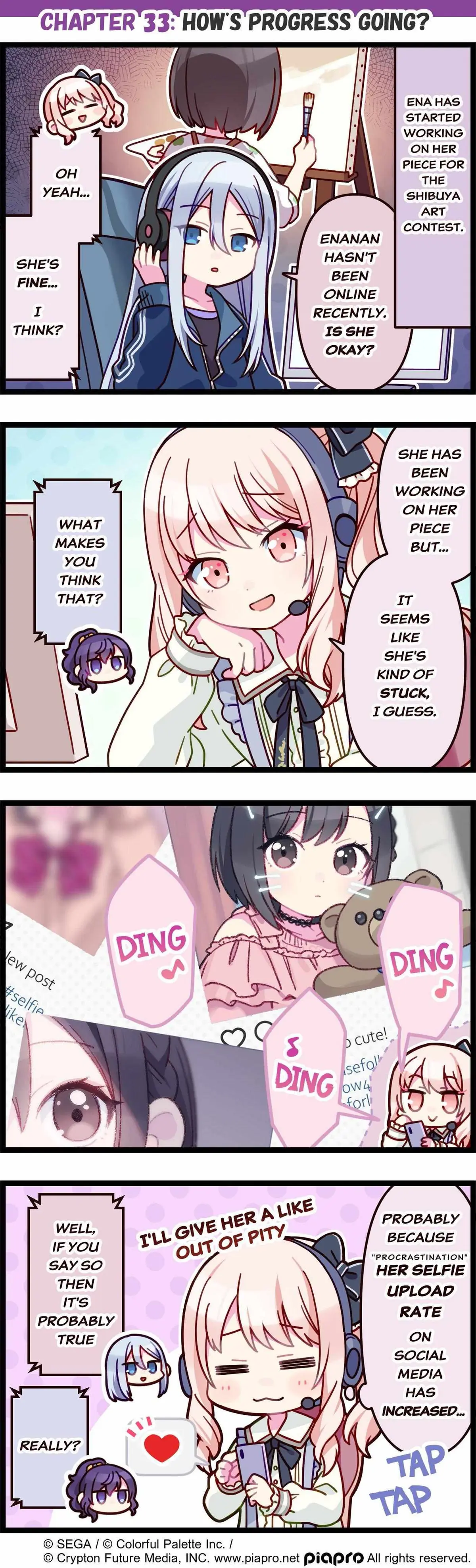 Sekai no 4koma Chapter 33 page 1 - 