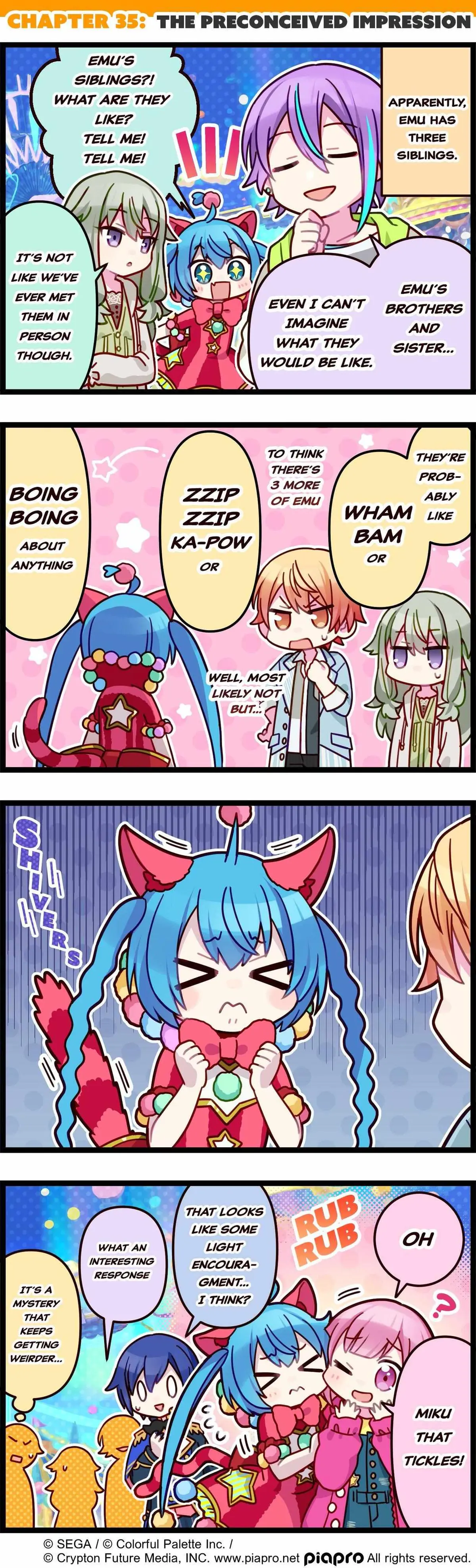 Sekai no 4koma Chapter 35 page 1 - 