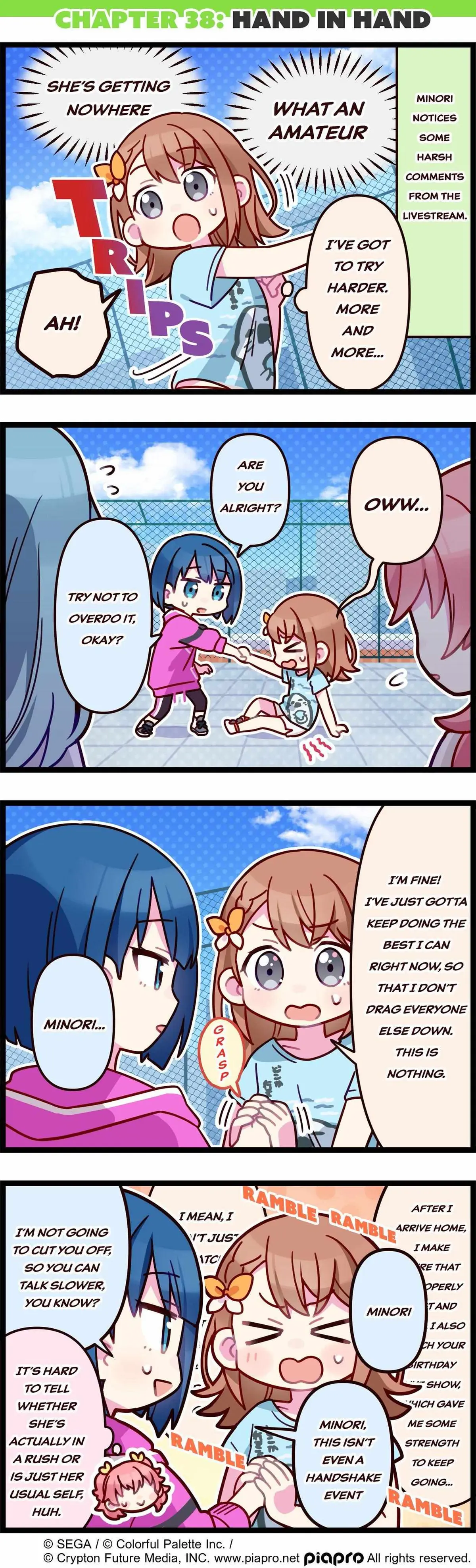Sekai no 4koma Chapter 38 page 1 - 