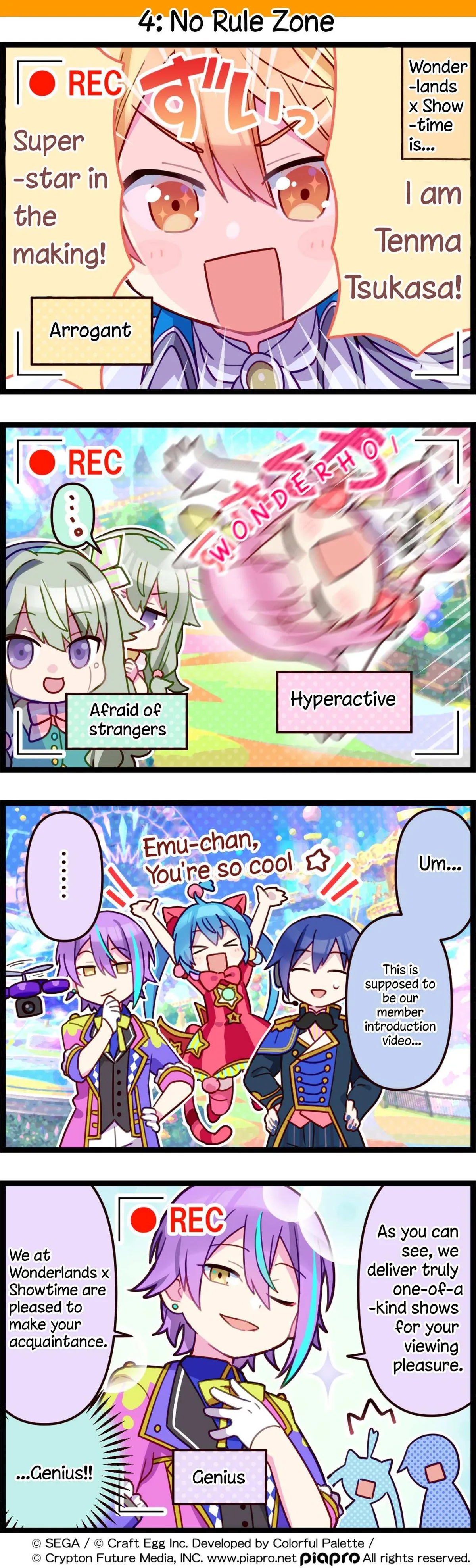 Sekai no 4koma Chapter 4 page 1 - 