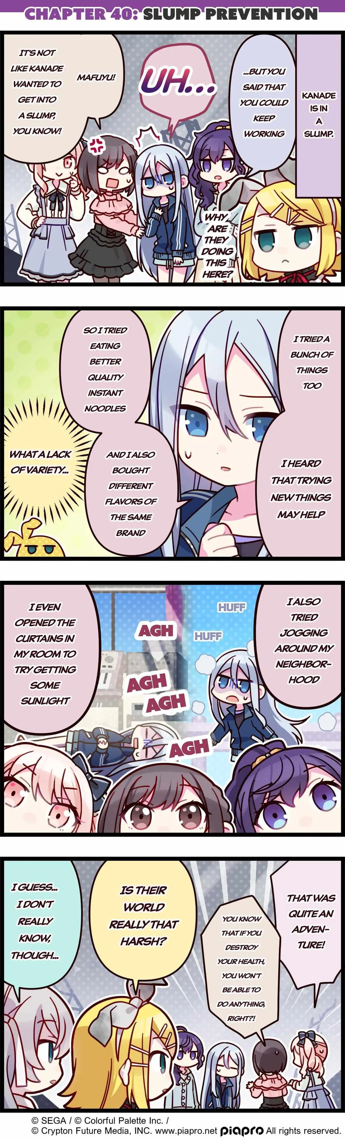 Sekai no 4koma Chapter 40 page 1 - 