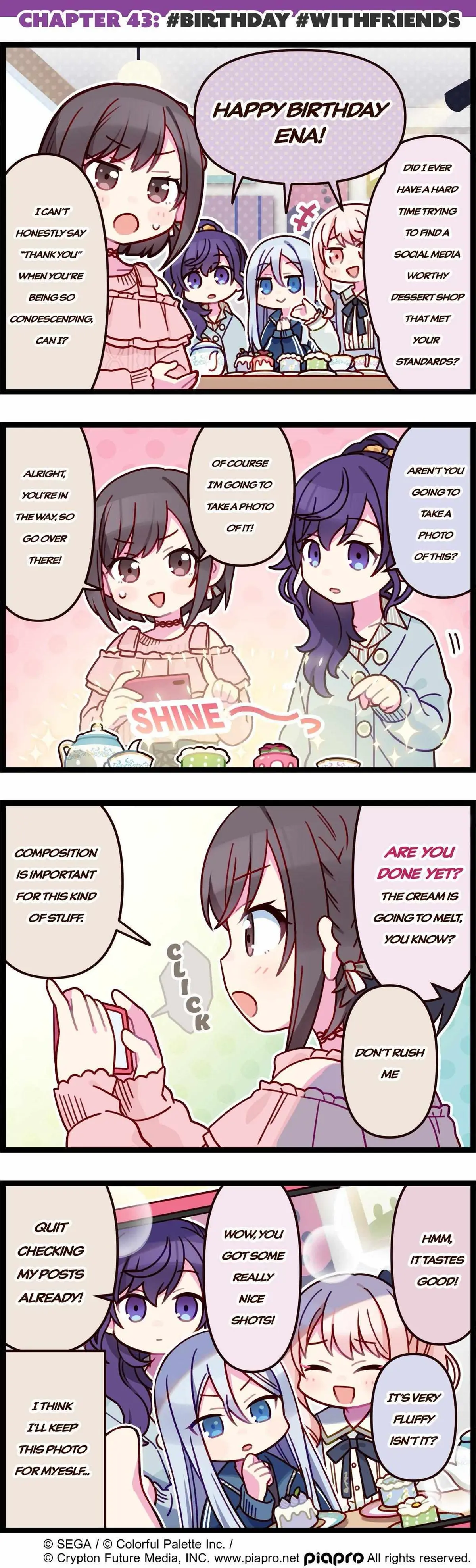 Sekai no 4koma Chapter 43 page 1 - 