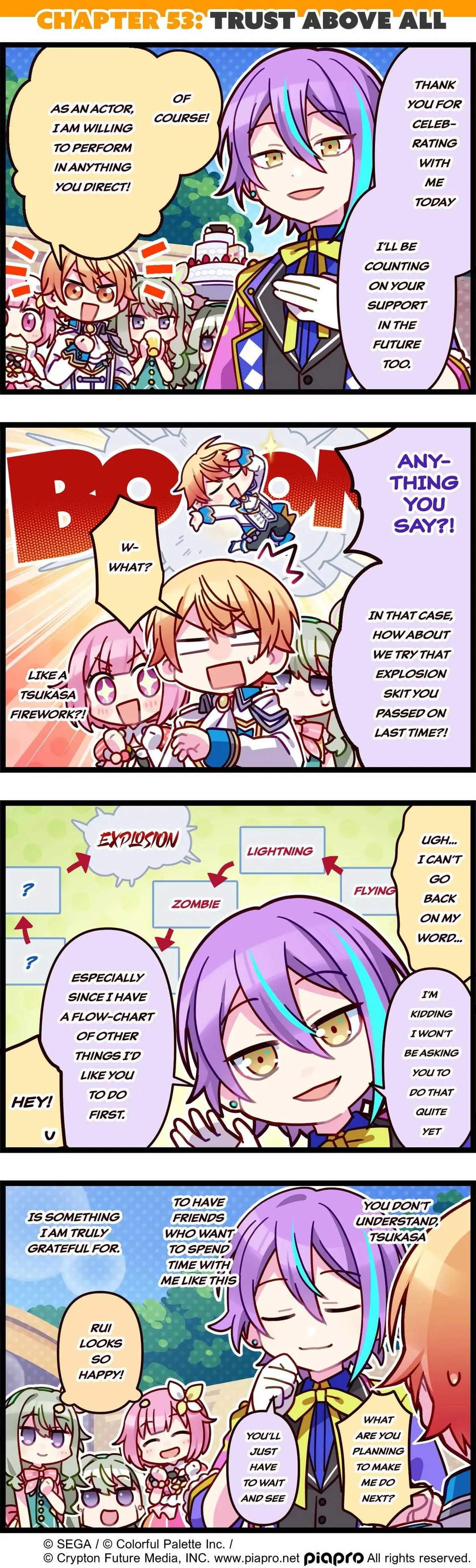 Sekai no 4koma Chapter 53 page 1 - 