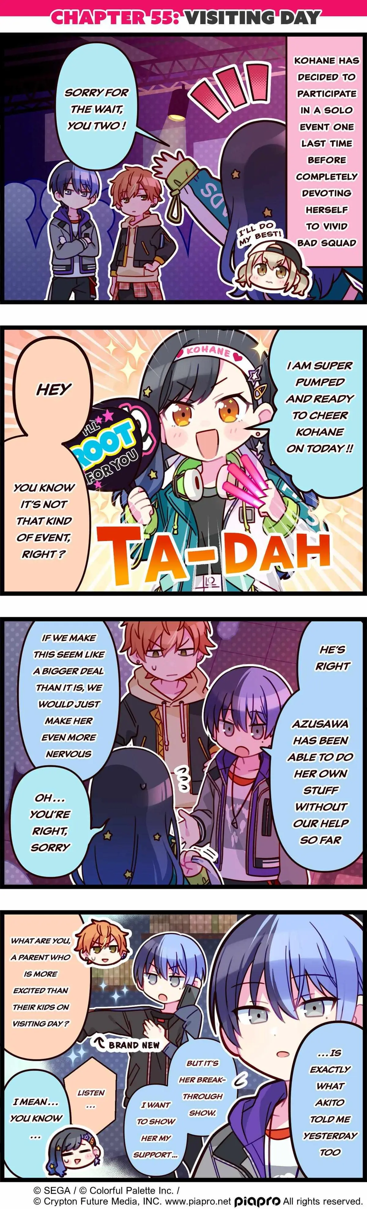 Sekai no 4koma Chapter 55 page 1 - 