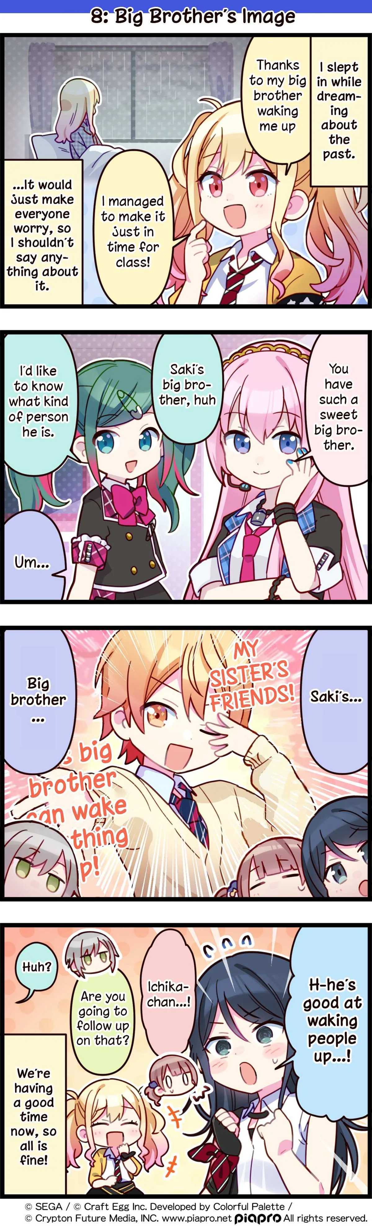 Sekai no 4koma Chapter 8 page 1 - 