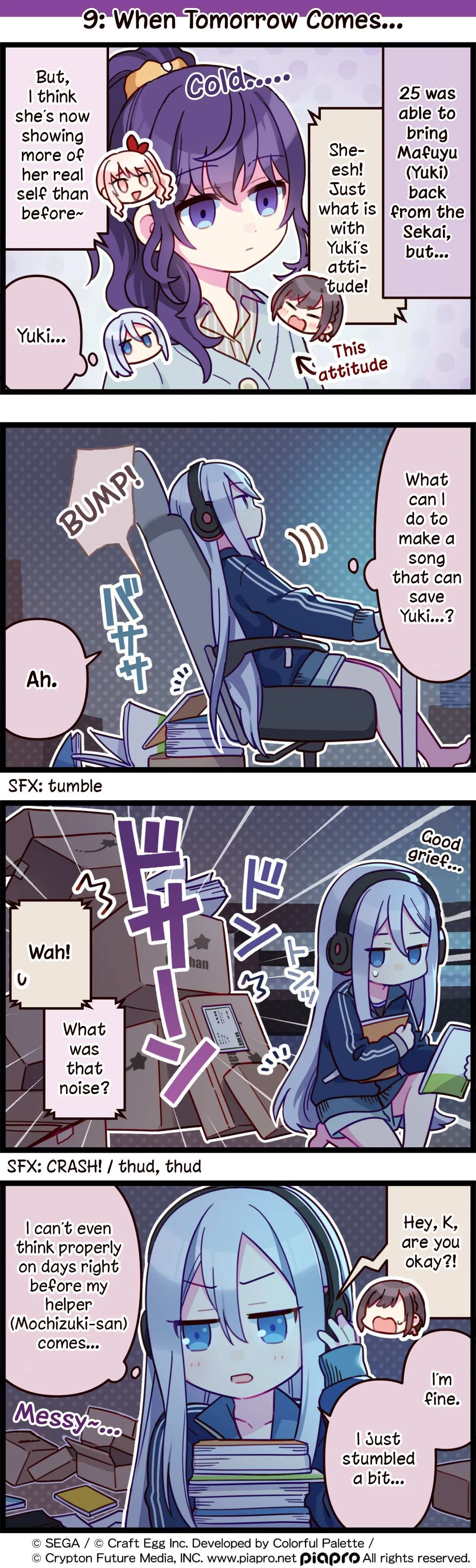 Sekai no 4koma Chapter 9 page 1 - 