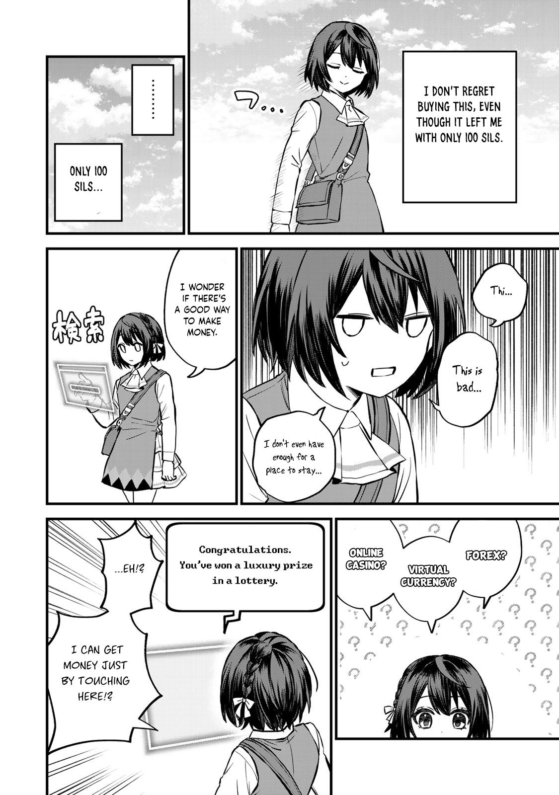 Sekai Saikyou no Majo, Hajimemashita ~Watashi Dake "Kouryaku Saito" o Miseru Sekai de Jiyuu ni Ikimasu~ Chapter 4 page 8 - 