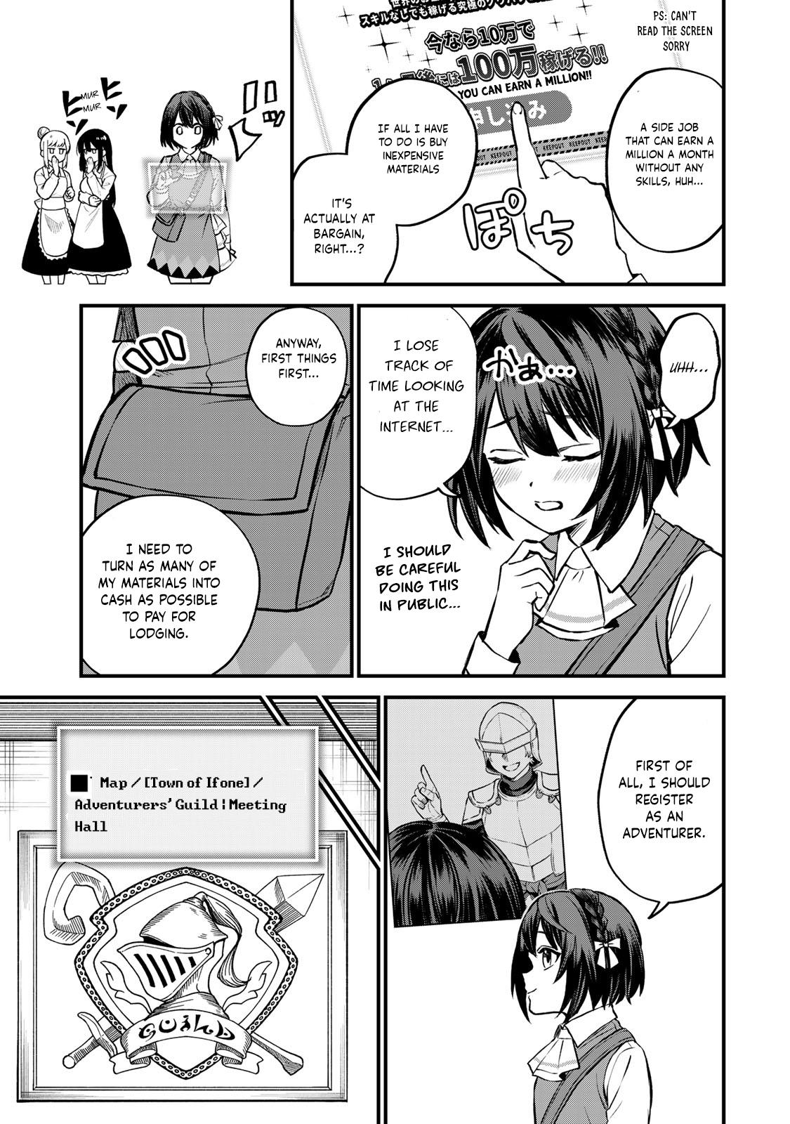 Sekai Saikyou no Majo, Hajimemashita ~Watashi Dake "Kouryaku Saito" o Miseru Sekai de Jiyuu ni Ikimasu~ Chapter 4 page 9 - 