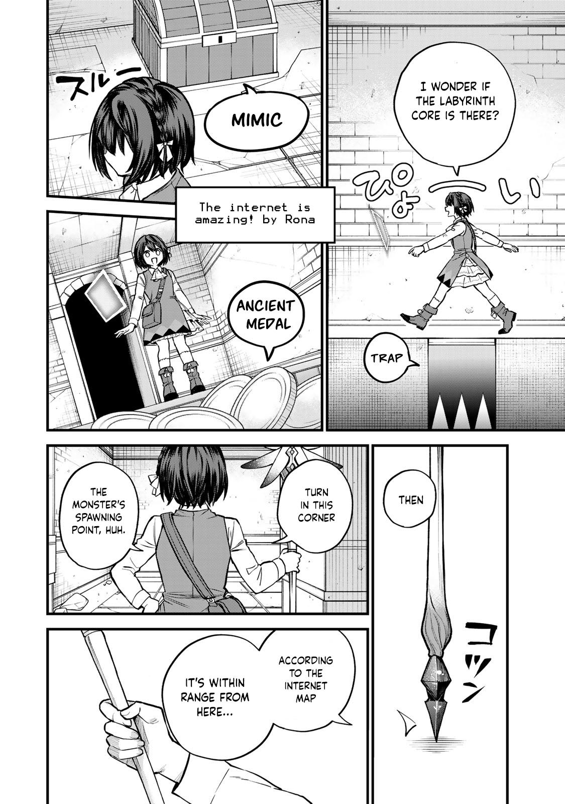 Sekai Saikyou no Majo, Hajimemashita ~Watashi Dake "Kouryaku Saito" o Miseru Sekai de Jiyuu ni Ikimasu~ Chapter 6 page 8 - 