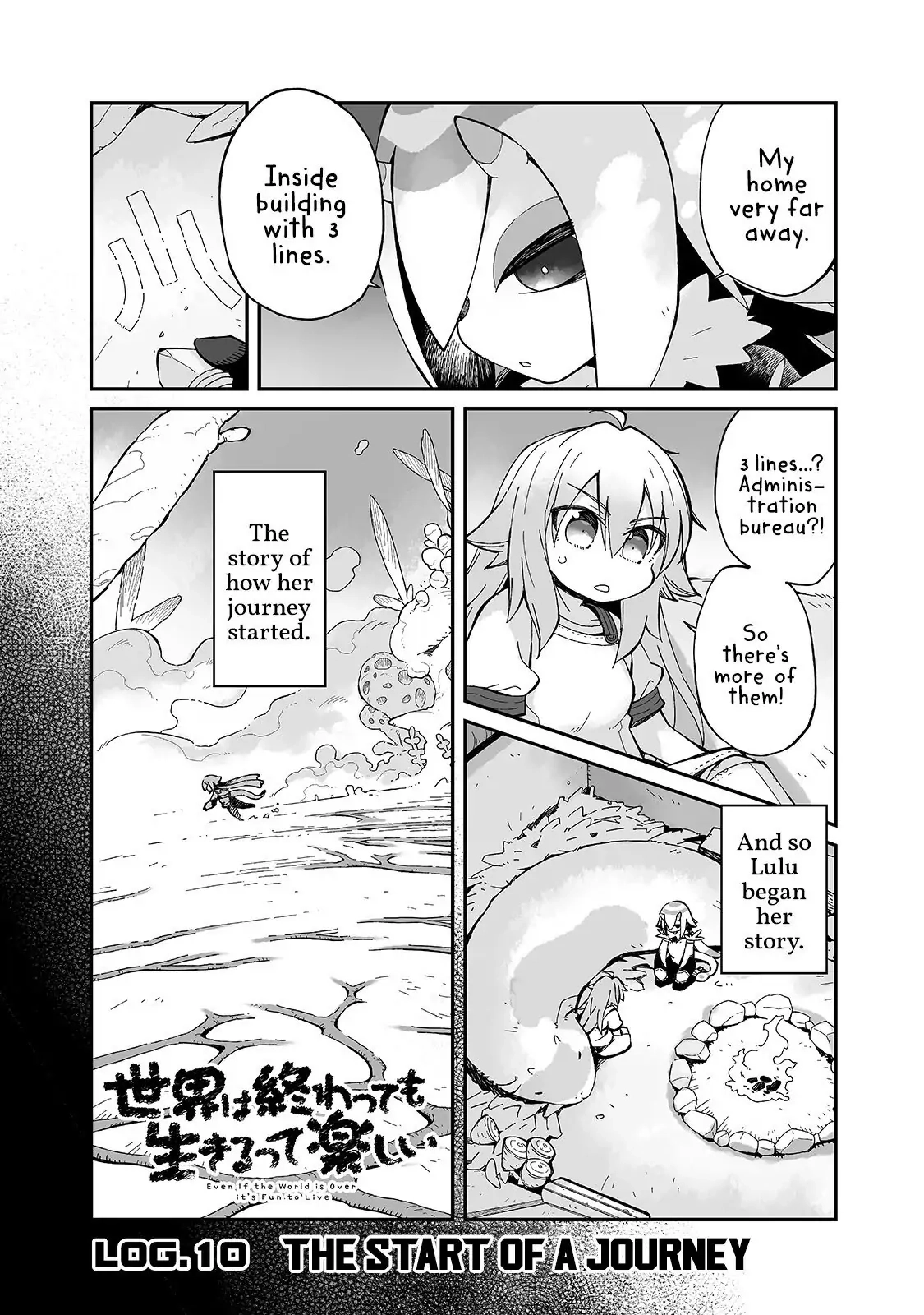 Sekai wa Owattemo Ikirutte Tanoshii Chapter 10 page 1 - 