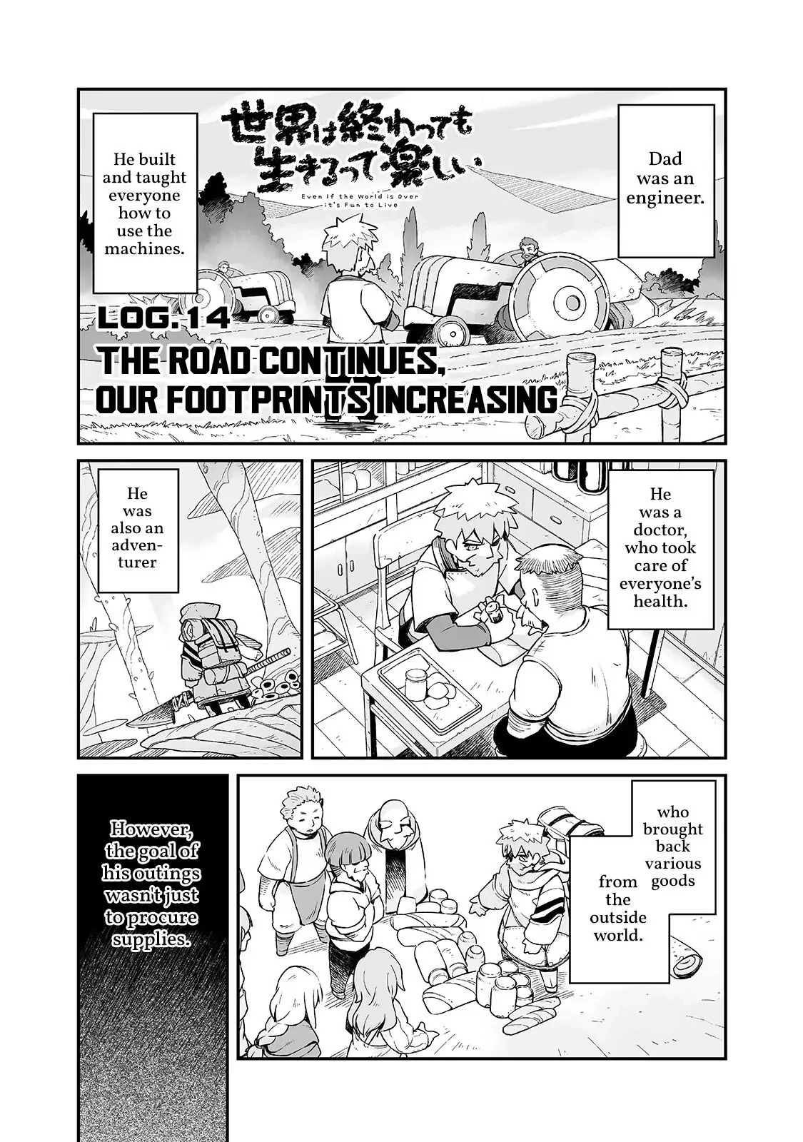Sekai wa Owattemo Ikirutte Tanoshii Chapter 14 page 1 - 