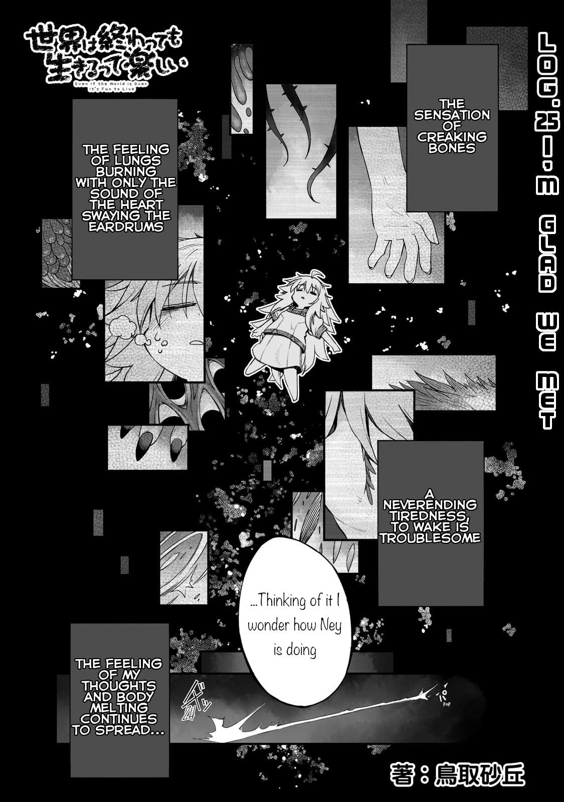 Sekai wa Owattemo Ikirutte Tanoshii Chapter 25.1 page 2 - 