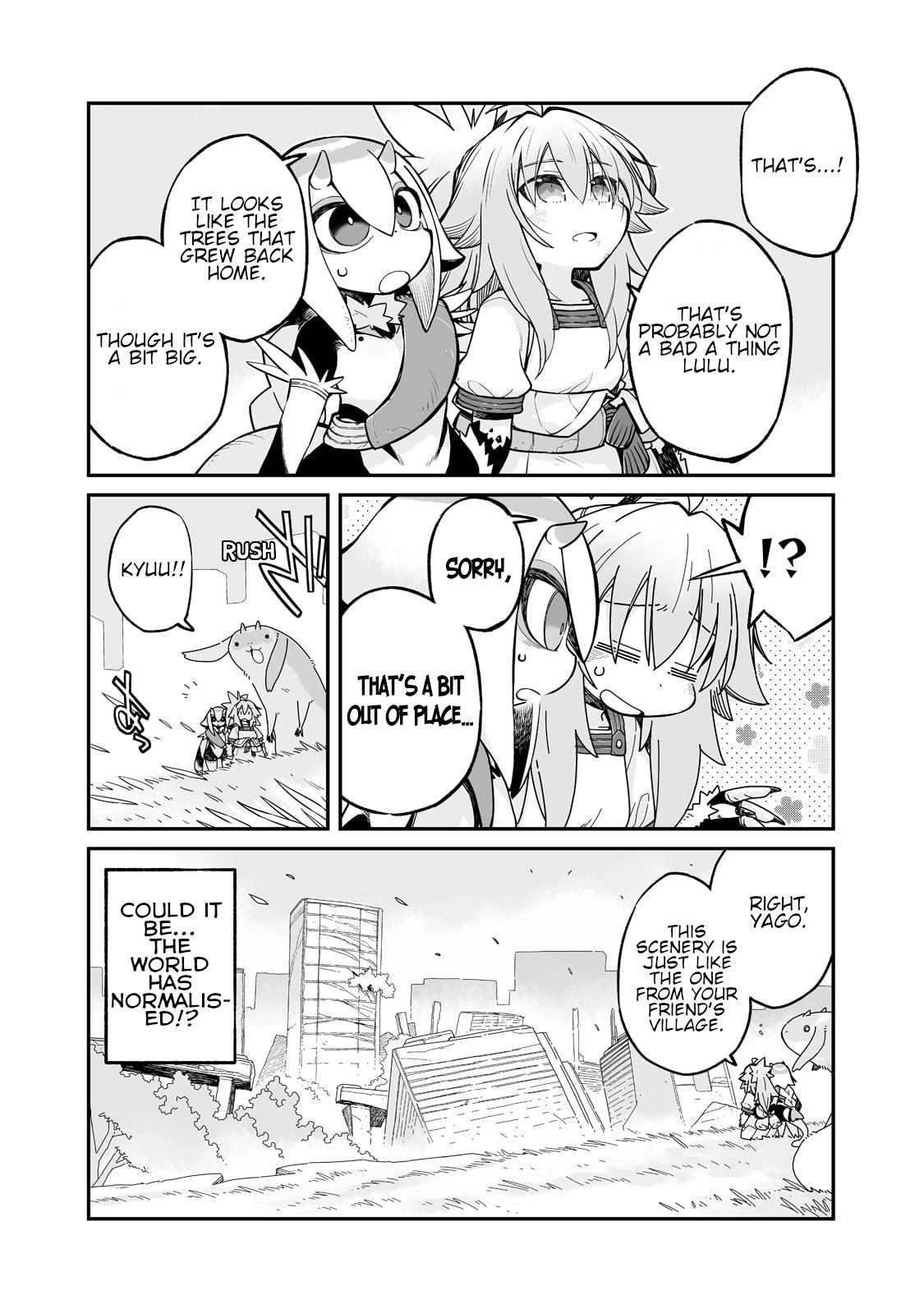 Sekai wa Owattemo Ikirutte Tanoshii Chapter 28.2 page 3 - 