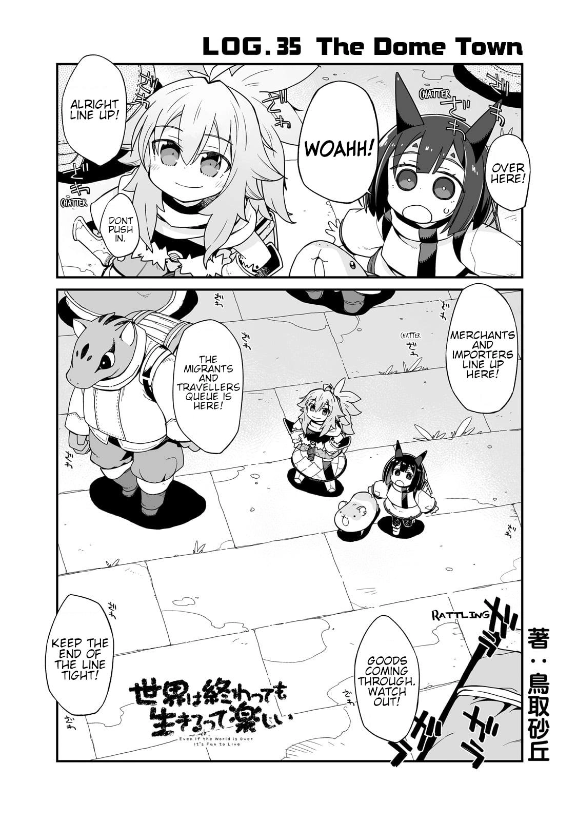Sekai wa Owattemo Ikirutte Tanoshii Chapter 35.1 page 2 - 