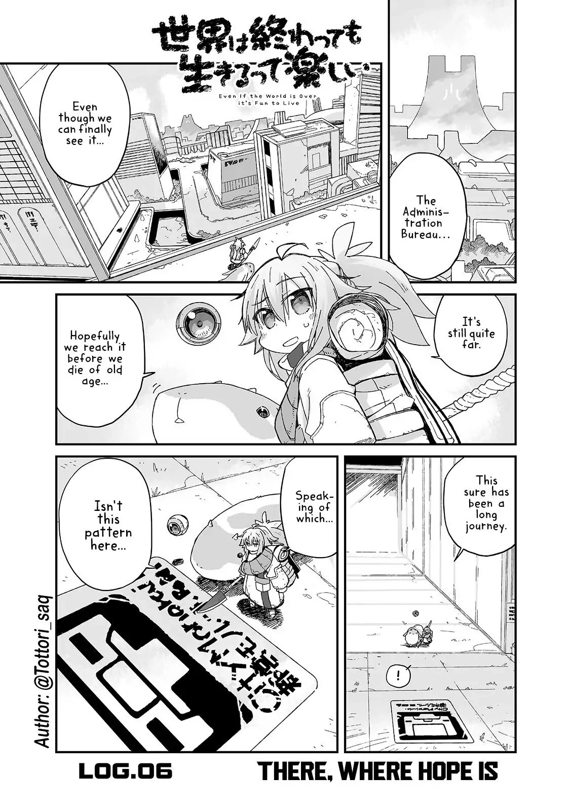 Sekai wa Owattemo Ikirutte Tanoshii Chapter 6 page 1 - 