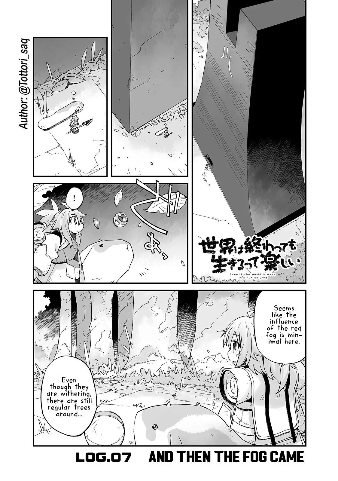 Sekai wa Owattemo Ikirutte Tanoshii Chapter 7 page 1 - 