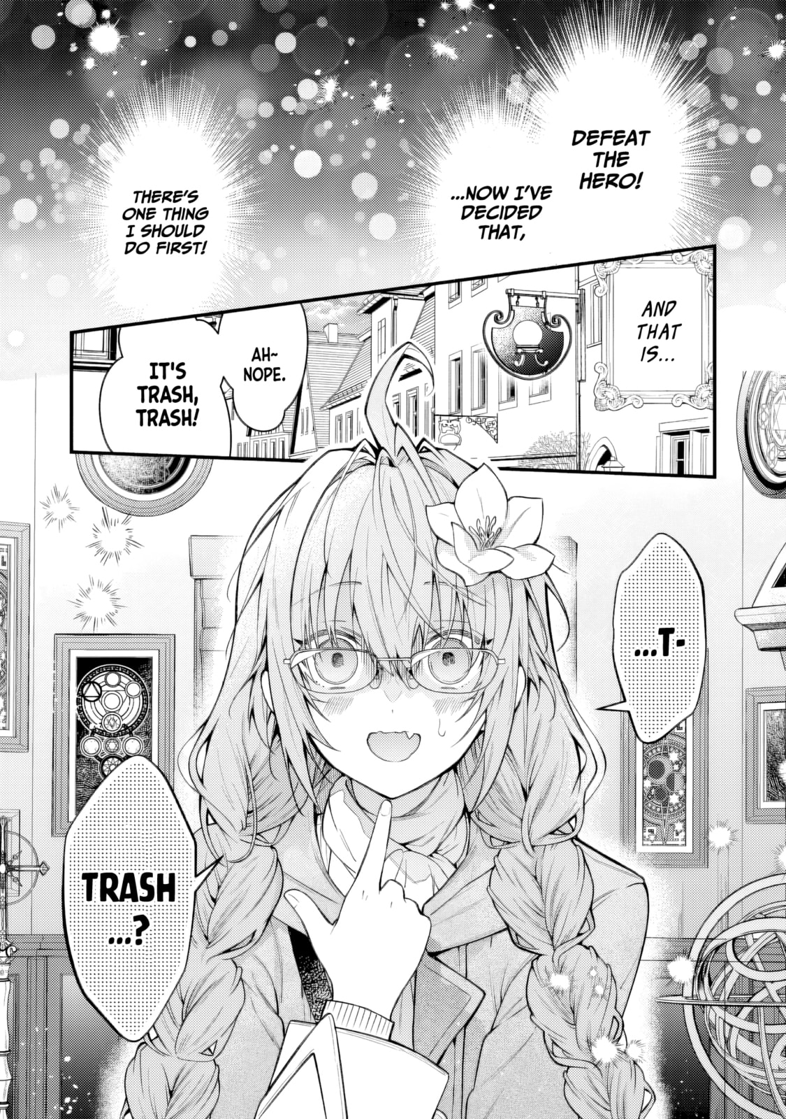 Sekai wo Sukutta Saikyou Yuusha ni Stalker Sareru Muramusume no Hanashi Chapter 4 page 4 - 