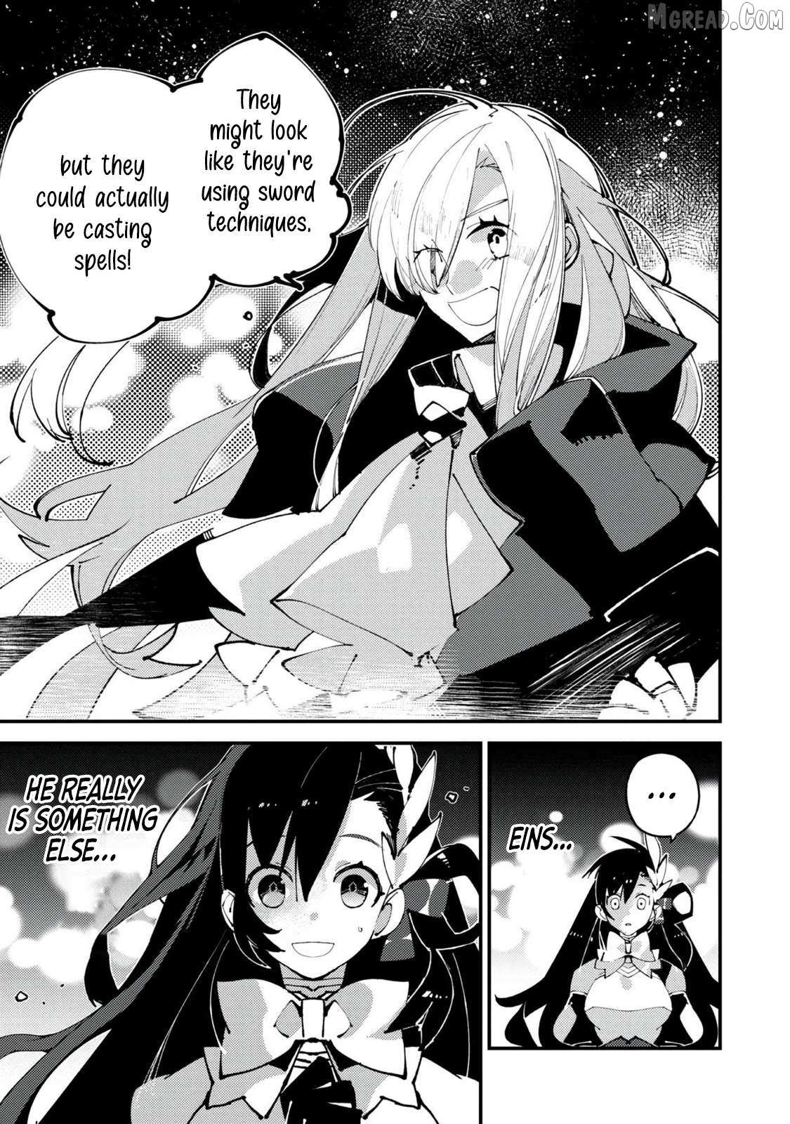 Sekigan, Sekiwan, Sekkyaku no Majutsushi ~Mori no Koya ni Komotteitara Haya 2000-nen. Kizukeba Majin to Yobareteita. Boku wa Tada Majutsu no Tankyuu wo Shitai Dake na no ni~ Chapter 10 page 34 - 