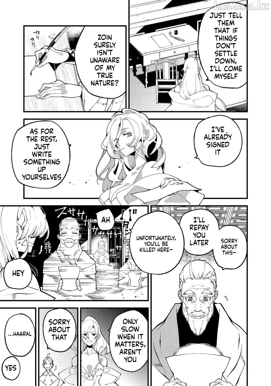 Sekigan, Sekiwan, Sekkyaku no Majutsushi ~Mori no Koya ni Komotteitara Haya 2000-nen. Kizukeba Majin to Yobareteita. Boku wa Tada Majutsu no Tankyuu wo Shitai Dake na no ni~ Chapter 19 page 14 - 