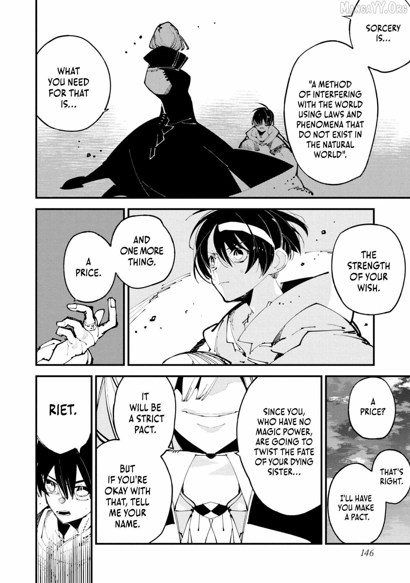 Sekigan, Sekiwan, Sekkyaku no Majutsushi ~Mori no Koya ni Komotteitara Haya 2000-nen. Kizukeba Majin to Yobareteita. Boku wa Tada Majutsu no Tankyuu wo Shitai Dake na no ni~ Chapter 4 page 6 - 