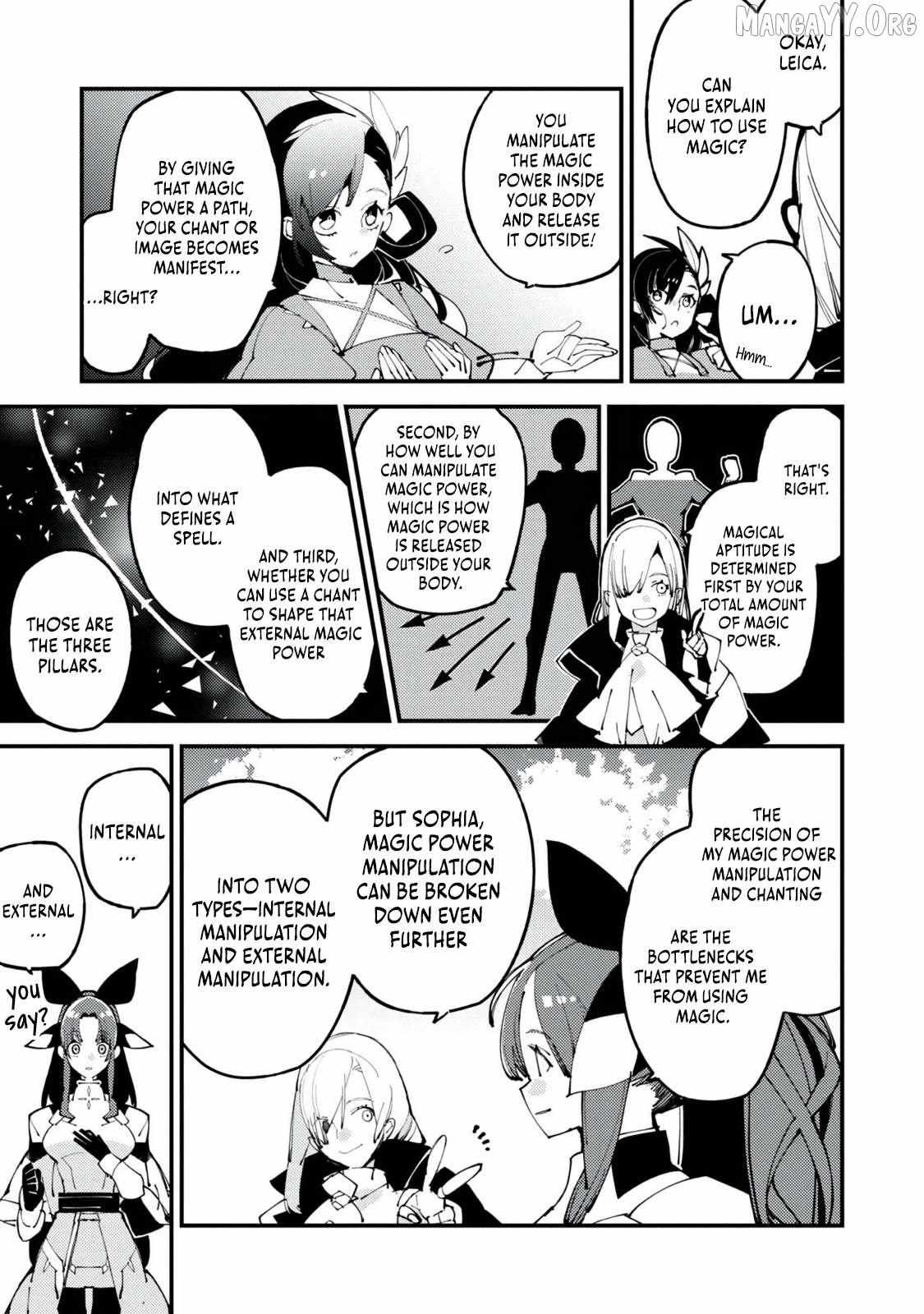 Sekigan, Sekiwan, Sekkyaku no Majutsushi ~Mori no Koya ni Komotteitara Haya 2000-nen. Kizukeba Majin to Yobareteita. Boku wa Tada Majutsu no Tankyuu wo Shitai Dake na no ni~ Chapter 8 page 17 - 