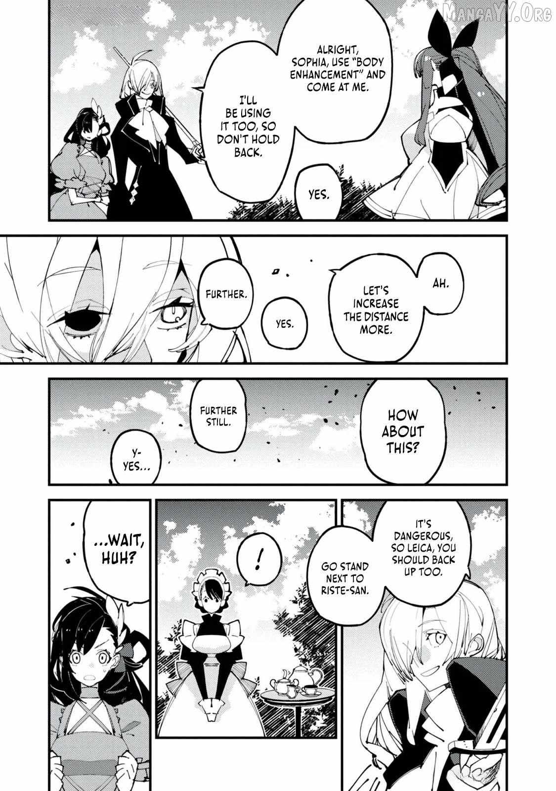 Sekigan, Sekiwan, Sekkyaku no Majutsushi ~Mori no Koya ni Komotteitara Haya 2000-nen. Kizukeba Majin to Yobareteita. Boku wa Tada Majutsu no Tankyuu wo Shitai Dake na no ni~ Chapter 8 page 21 - 