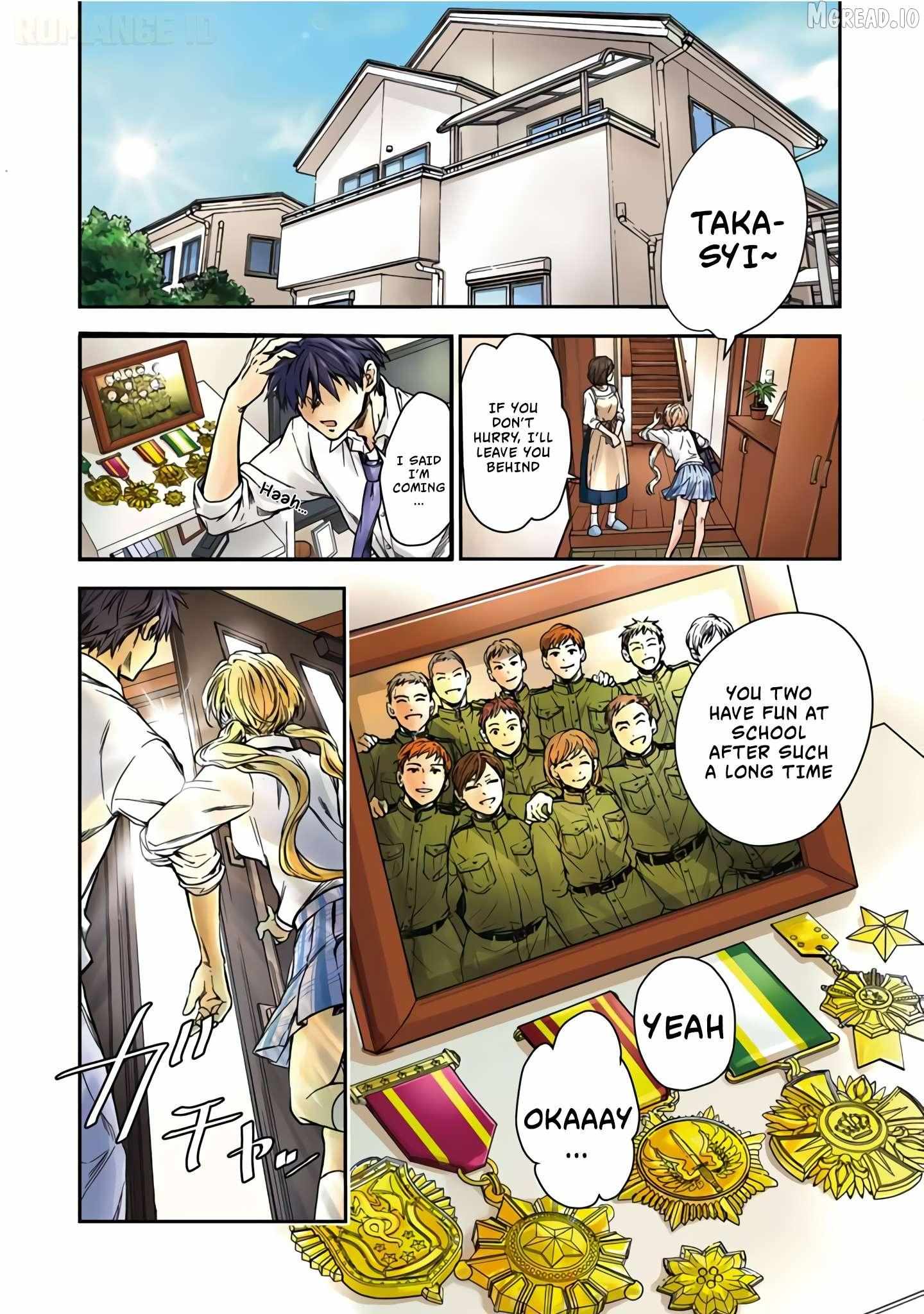 Senchi Kara Kaette kita Takashi-kun. Futsuu ni Koukou Seikatsu wo Okuritai Chapter 1 page 2 - 