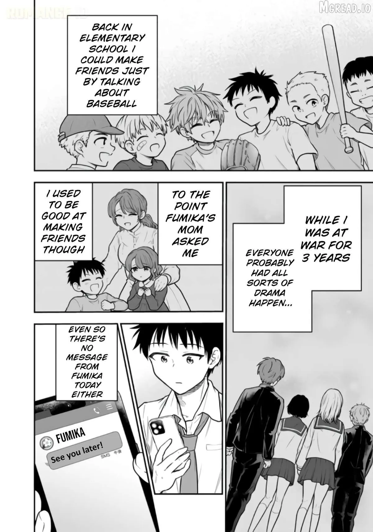 Senchi Kara Kaette kita Takashi-kun. Futsuu ni Koukou Seikatsu wo Okuritai Chapter 16 page 29 - 