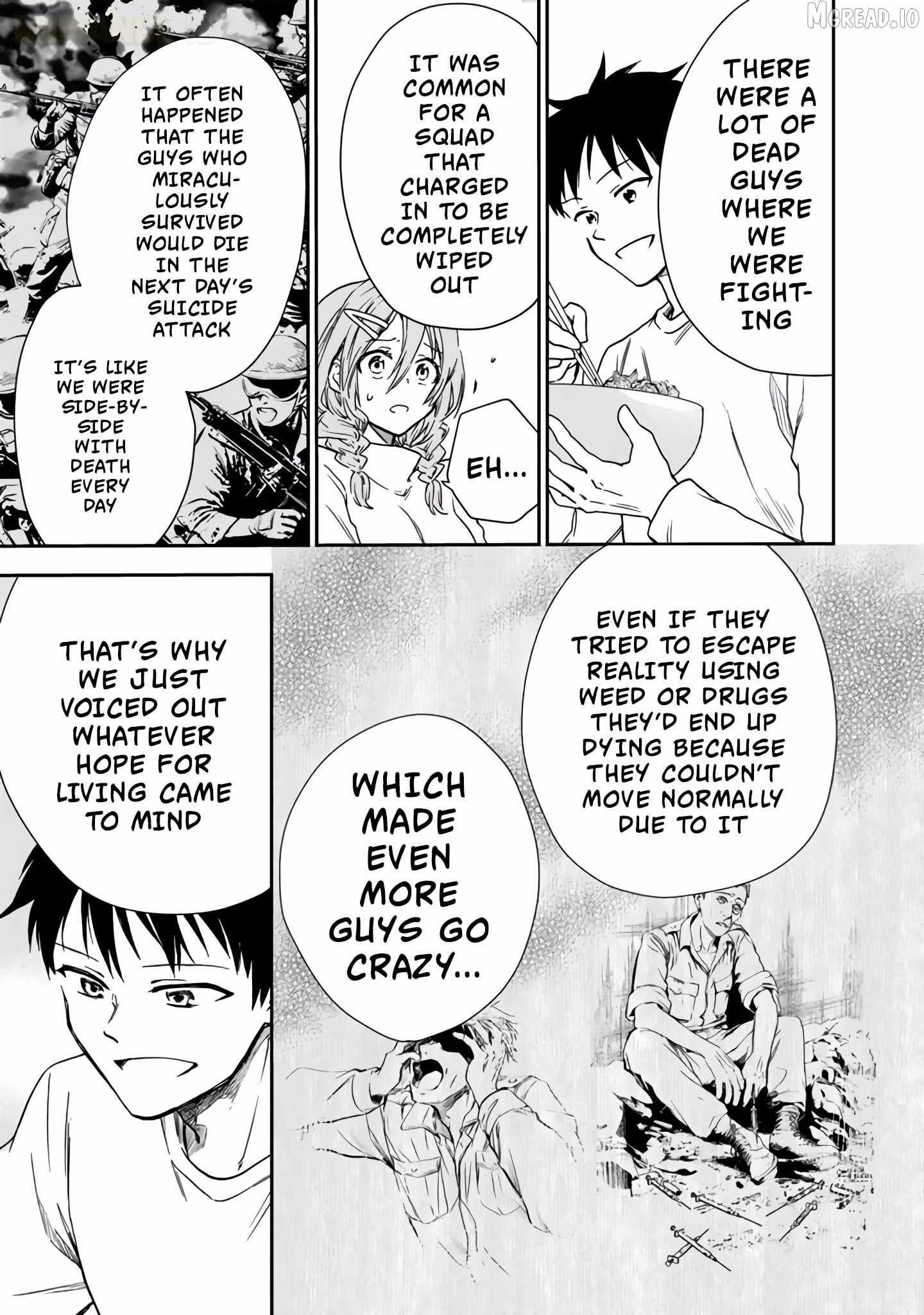 Senchi Kara Kaette kita Takashi-kun. Futsuu ni Koukou Seikatsu wo Okuritai Chapter 2 page 14 - 