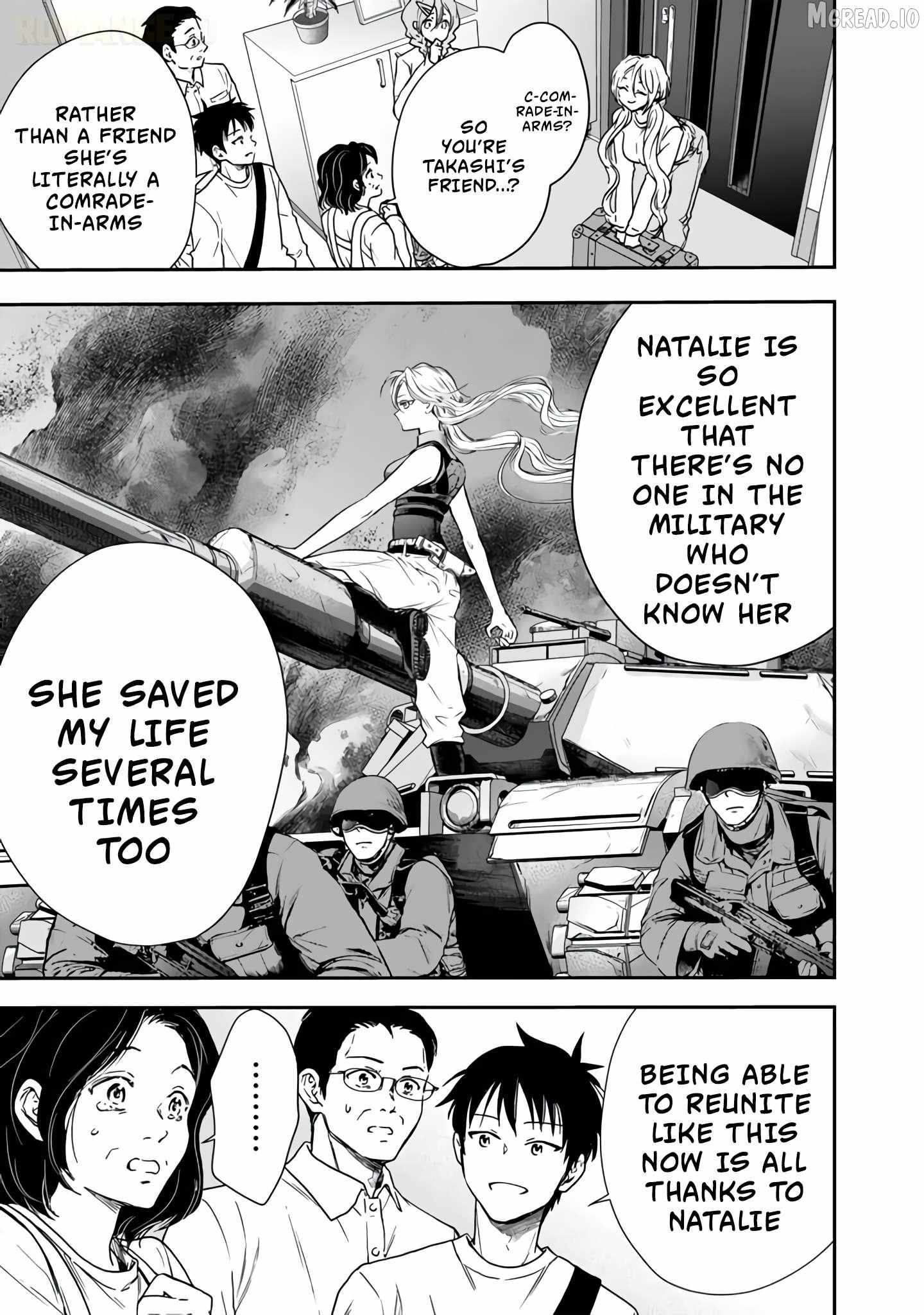Senchi Kara Kaette kita Takashi-kun. Futsuu ni Koukou Seikatsu wo Okuritai Chapter 2 page 22 - 