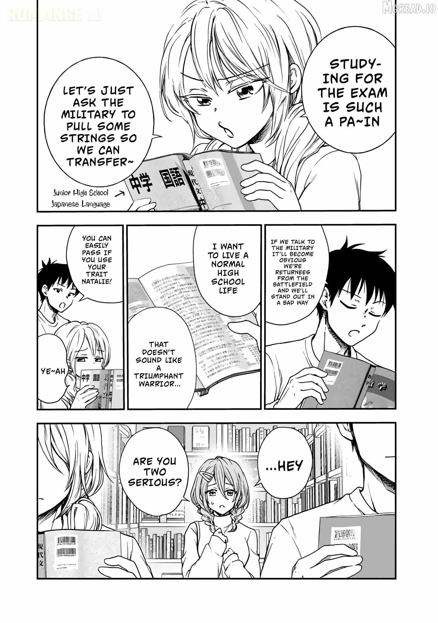 Senchi Kara Kaette kita Takashi-kun. Futsuu ni Koukou Seikatsu wo Okuritai Chapter 3 page 2 - 
