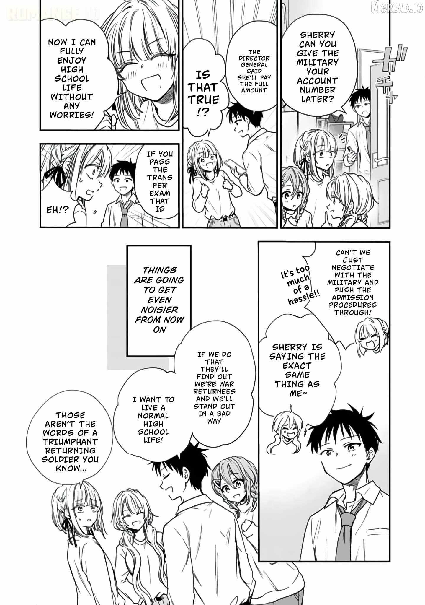 Senchi Kara Kaette kita Takashi-kun. Futsuu ni Koukou Seikatsu wo Okuritai Chapter 7 page 17 - 
