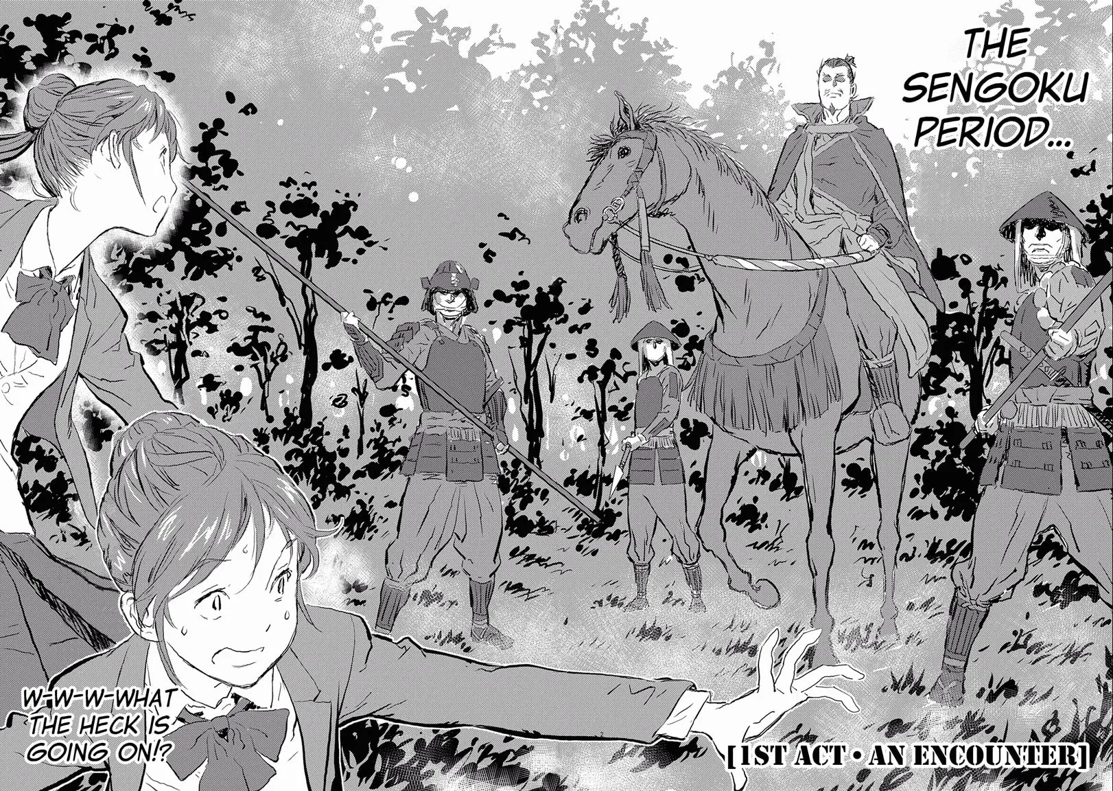 Sengoku Komachi Kuroutan: Noukou Giga Chapter 1 page 3 - 