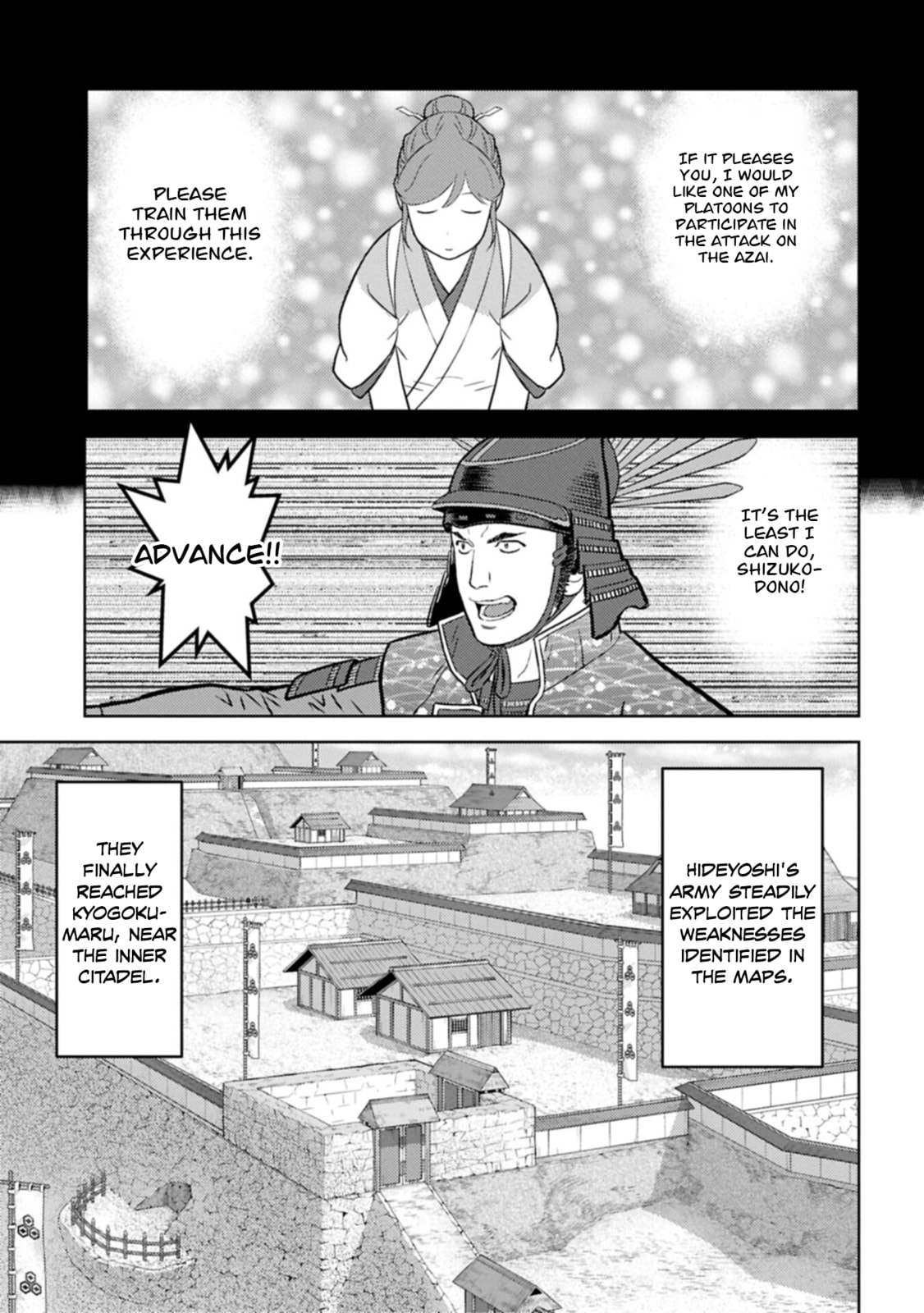 Sengoku Komachi Kuroutan: Noukou Giga Chapter 101 page 8 - 