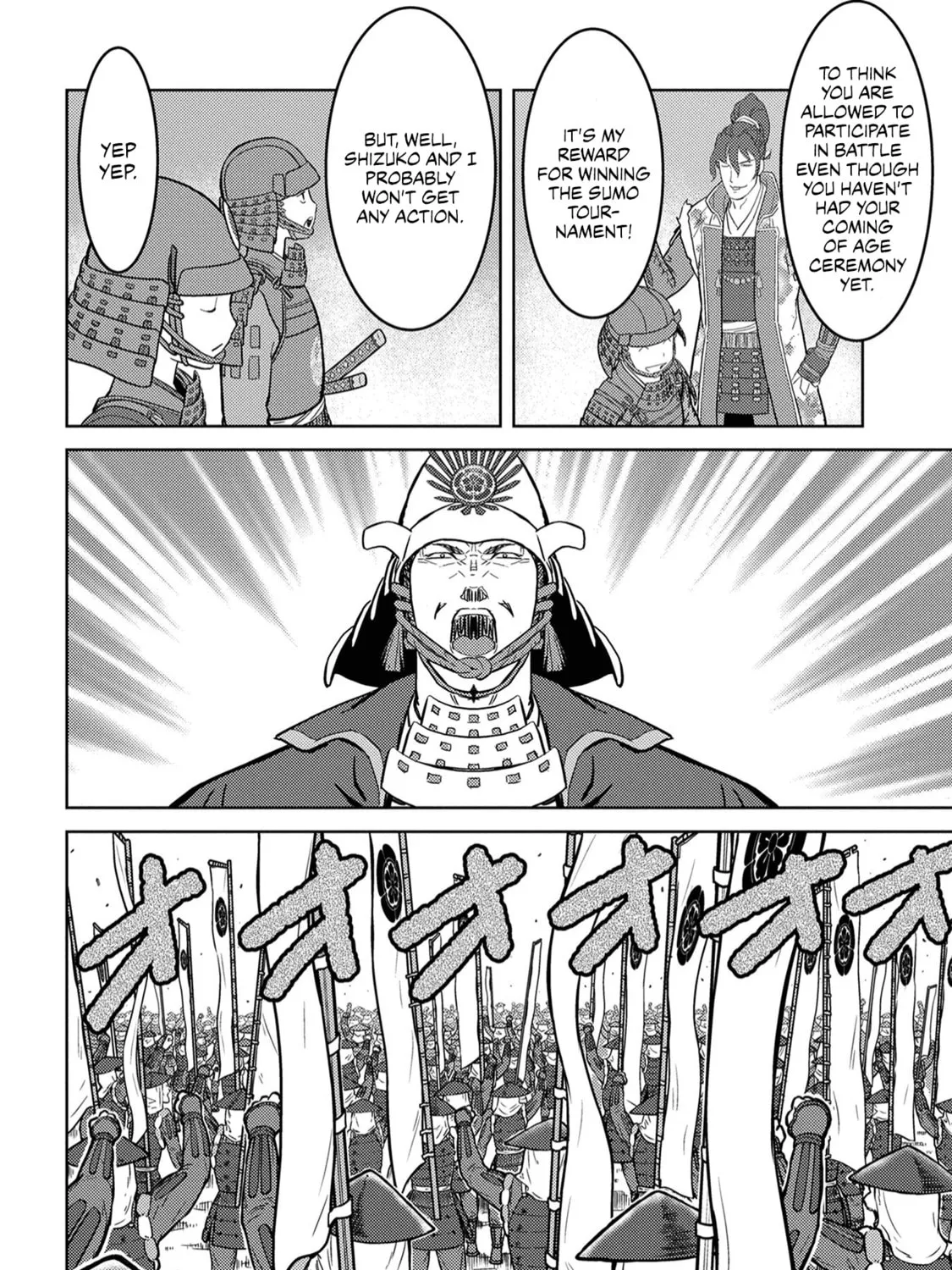 Sengoku Komachi Kuroutan: Noukou Giga Chapter 23 page 36 - 