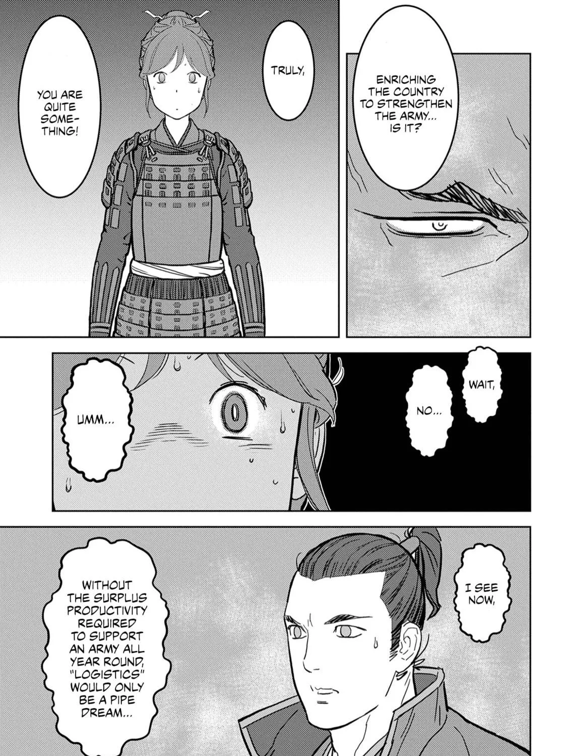 Sengoku Komachi Kuroutan: Noukou Giga Chapter 23 page 64 - 