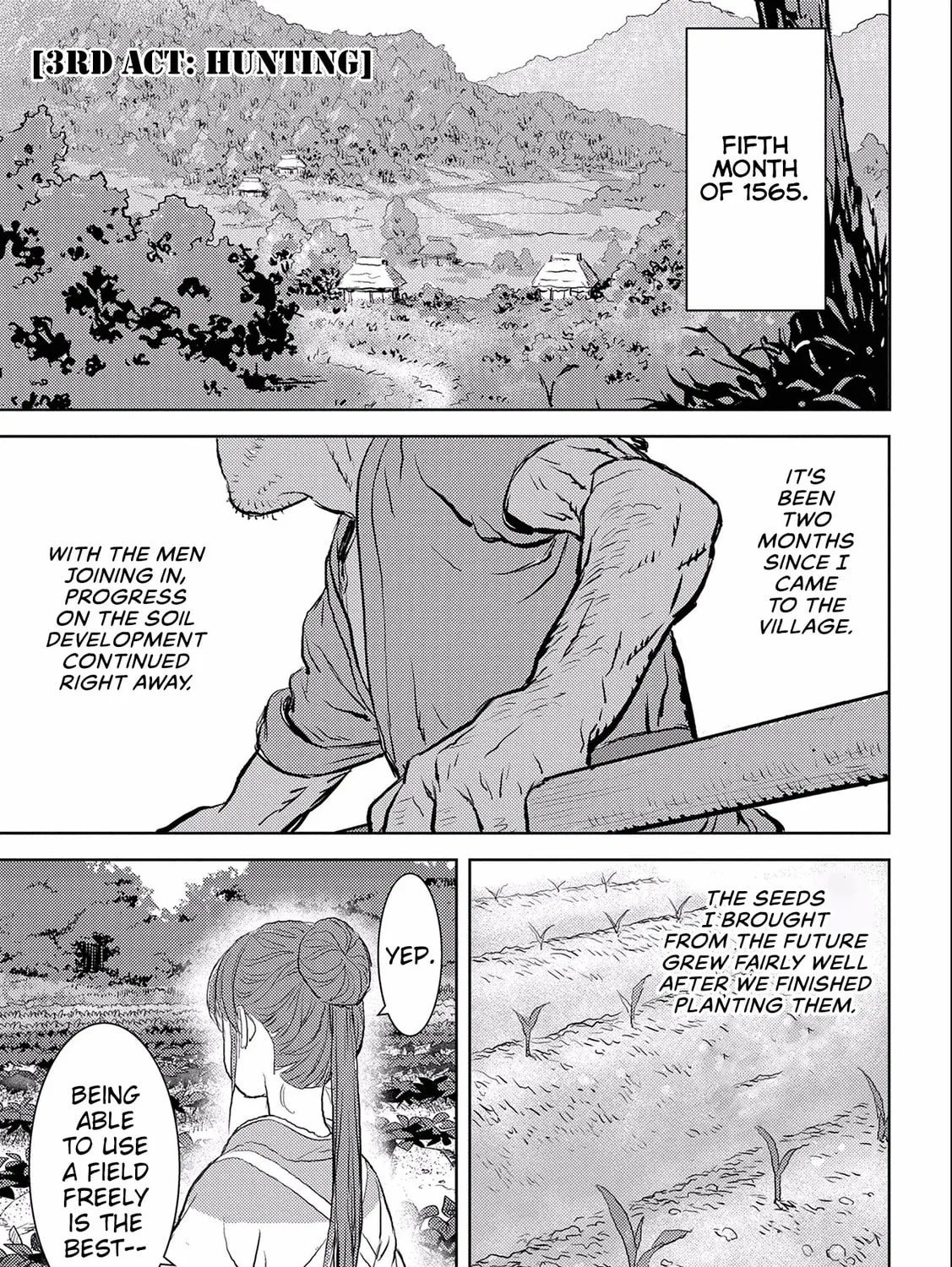 Sengoku Komachi Kuroutan: Noukou Giga Chapter 3 page 2 - 