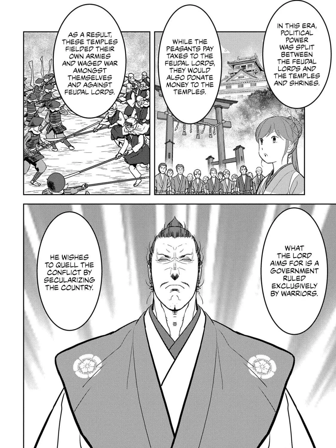 Sengoku Komachi Kuroutan: Noukou Giga Chapter 30 page 34 - 