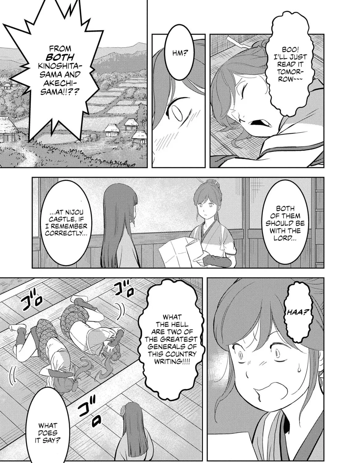 Sengoku Komachi Kuroutan: Noukou Giga Chapter 31 page 32 - 