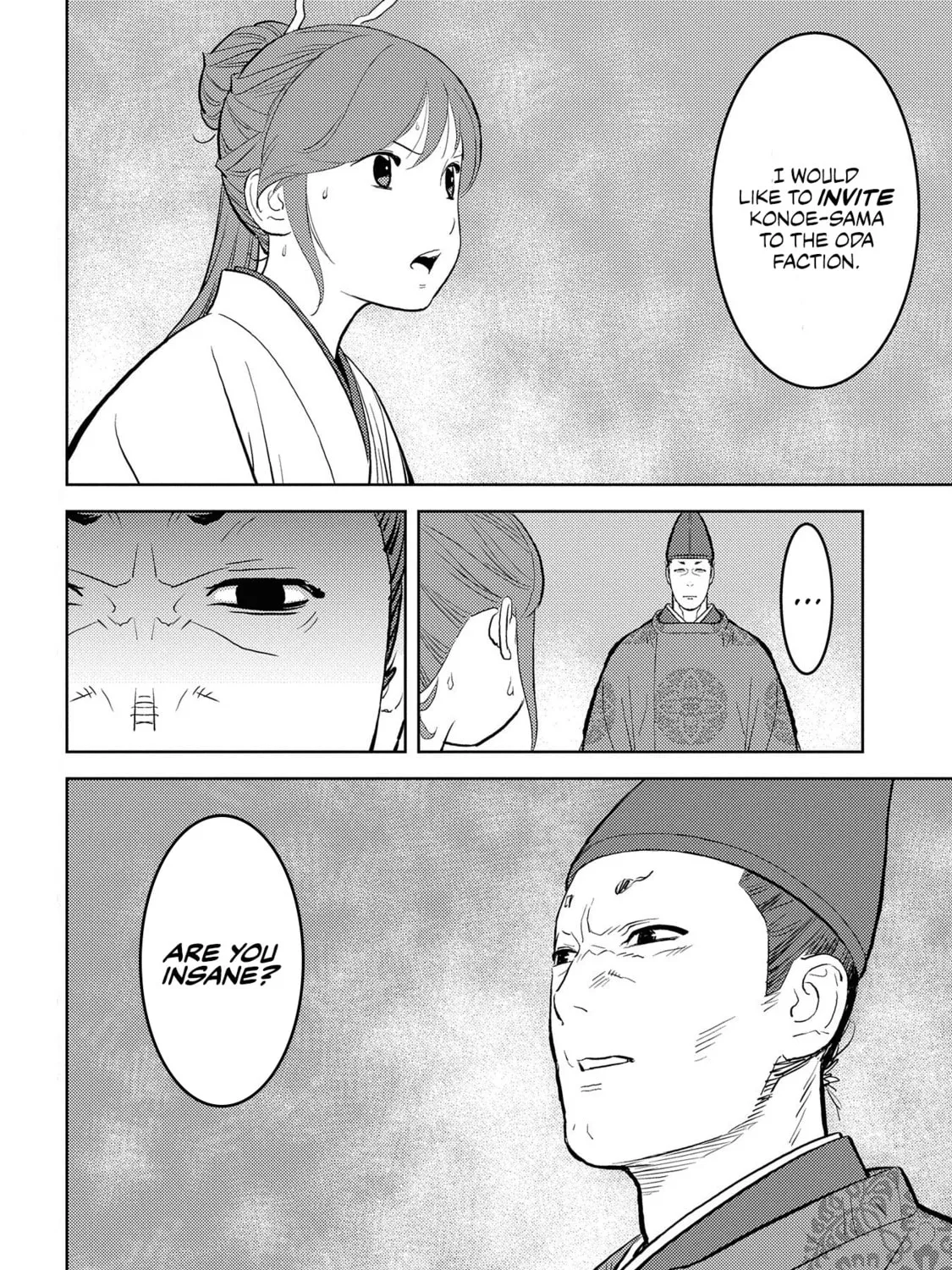 Sengoku Komachi Kuroutan: Noukou Giga Chapter 33 page 56 - 