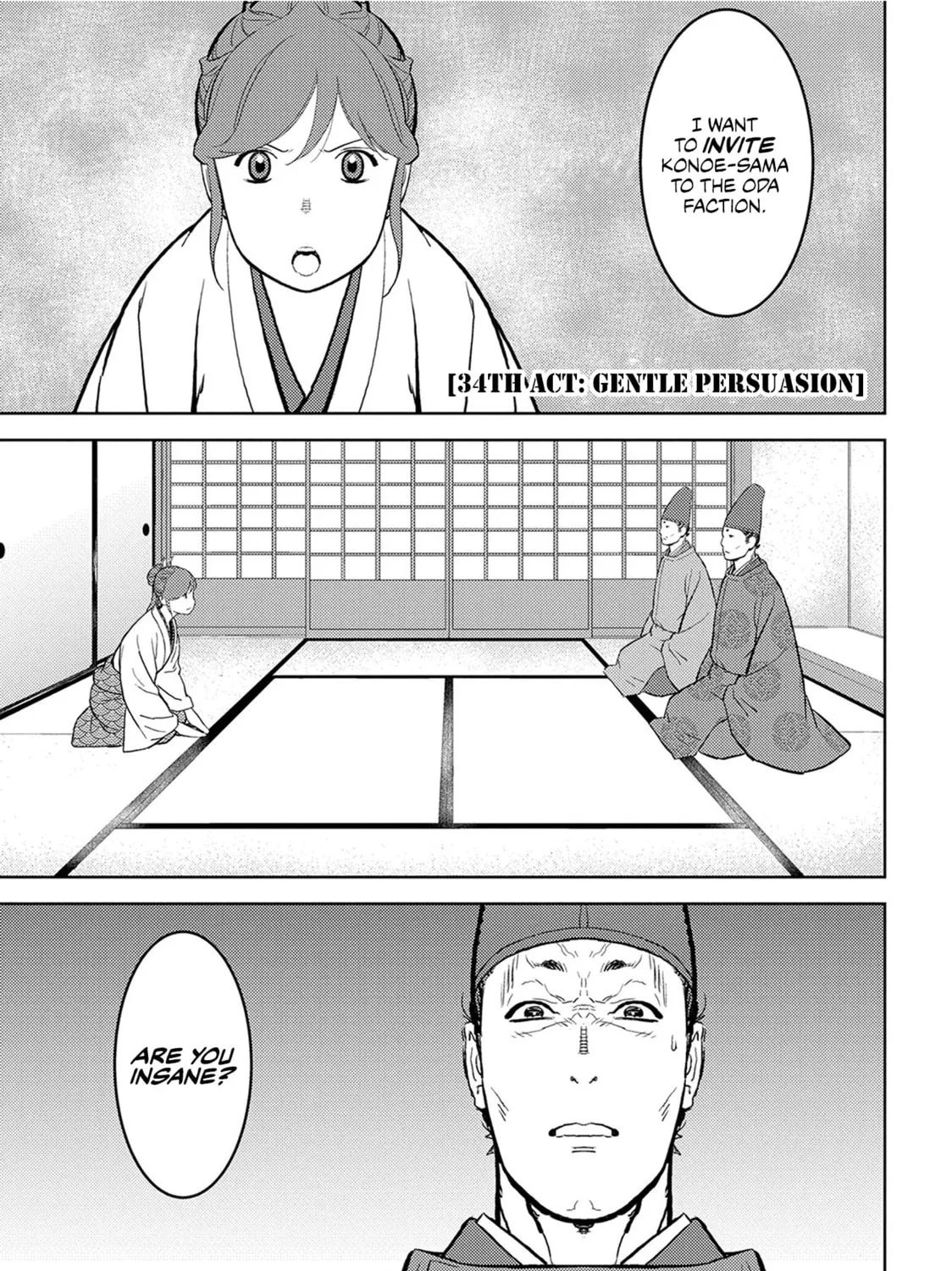 Sengoku Komachi Kuroutan: Noukou Giga Chapter 34 page 2 - 